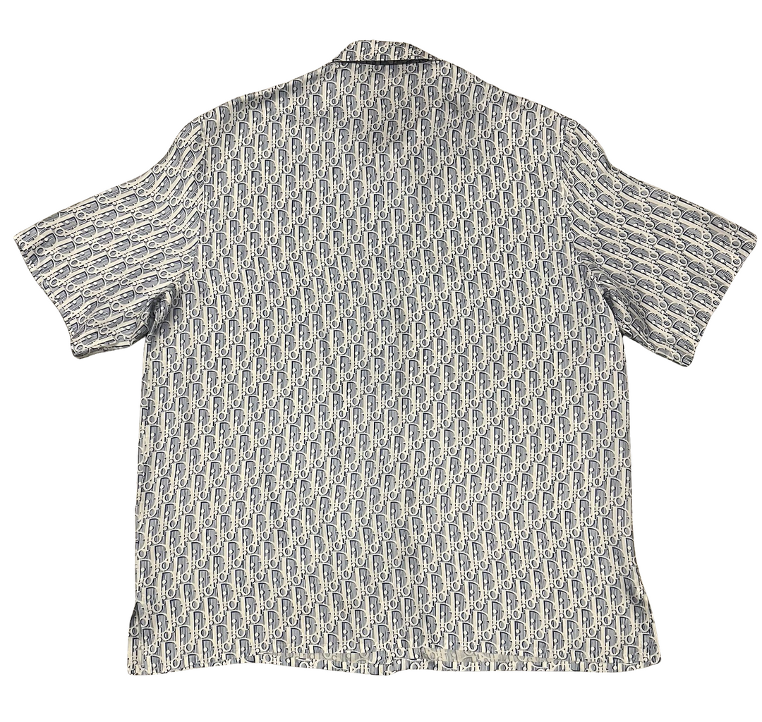 Dior 'Blue' Monogram Silk Shirt