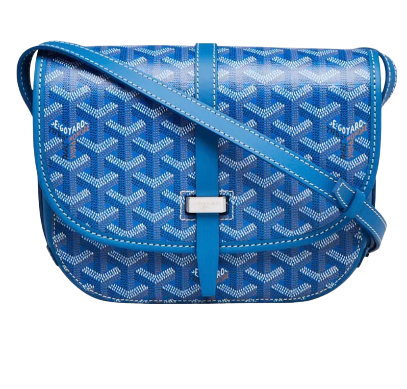Goyard 'Sky Blue' Belvedere PM Smooth Bag