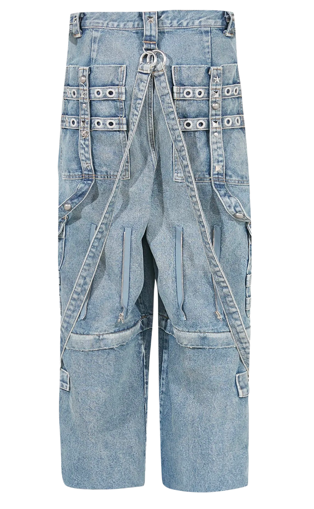 Balenciaga 'Pale Blue' Raver Pants