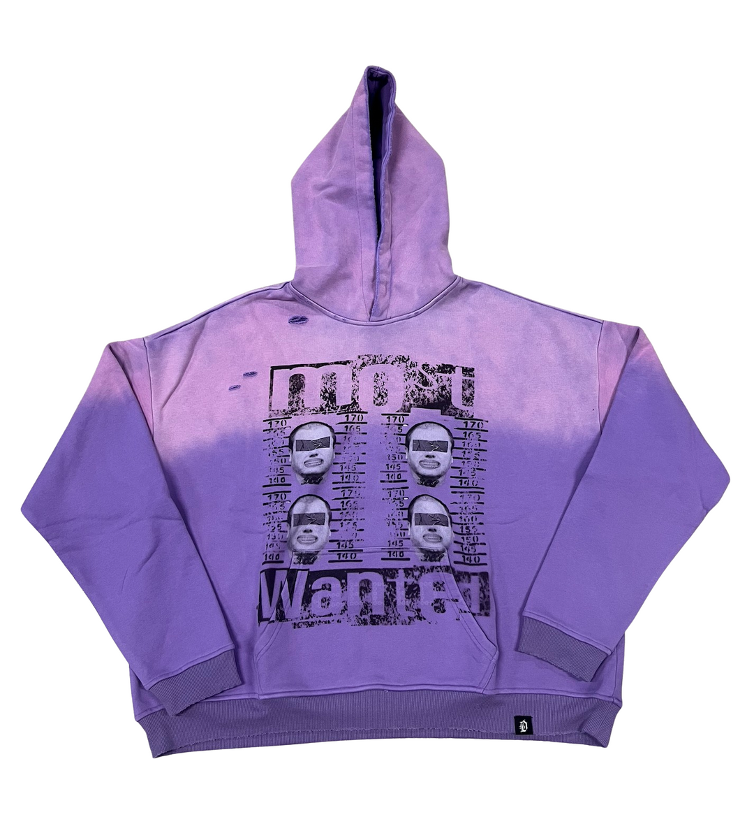 Dos 'Wanted' Purple Hoodie