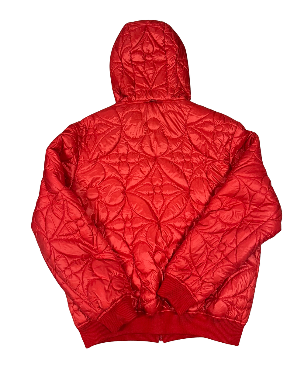 Louis Vuitton "Flower Quilted' Hooded Puffer