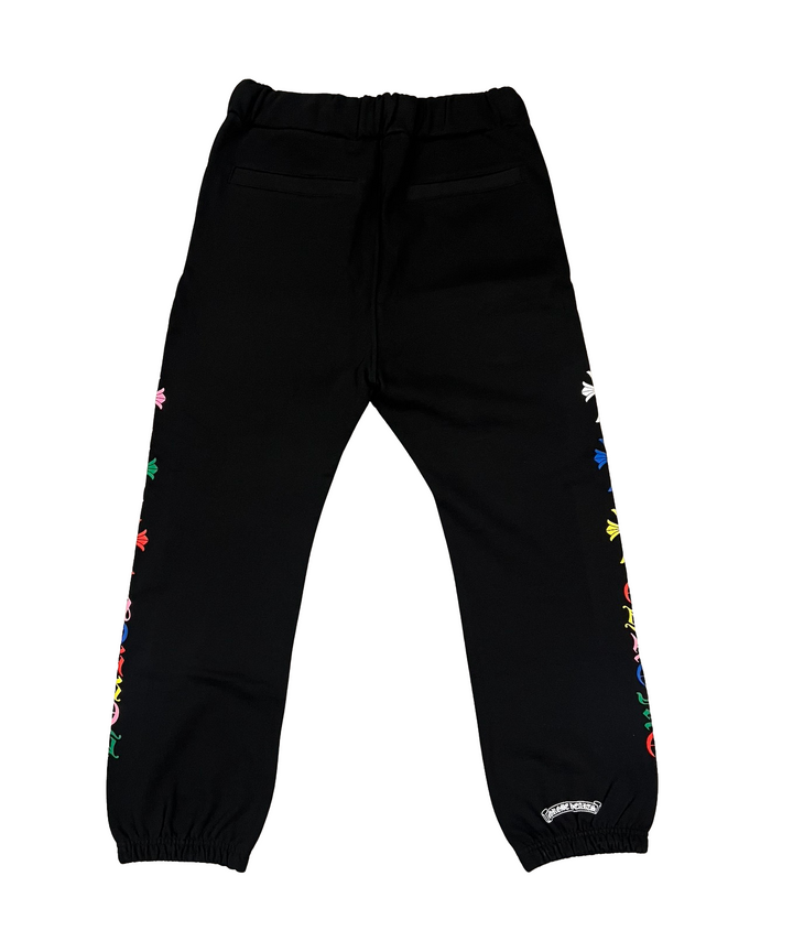 Chrome Hearts Multicolor Cemetary Black Sweatpants