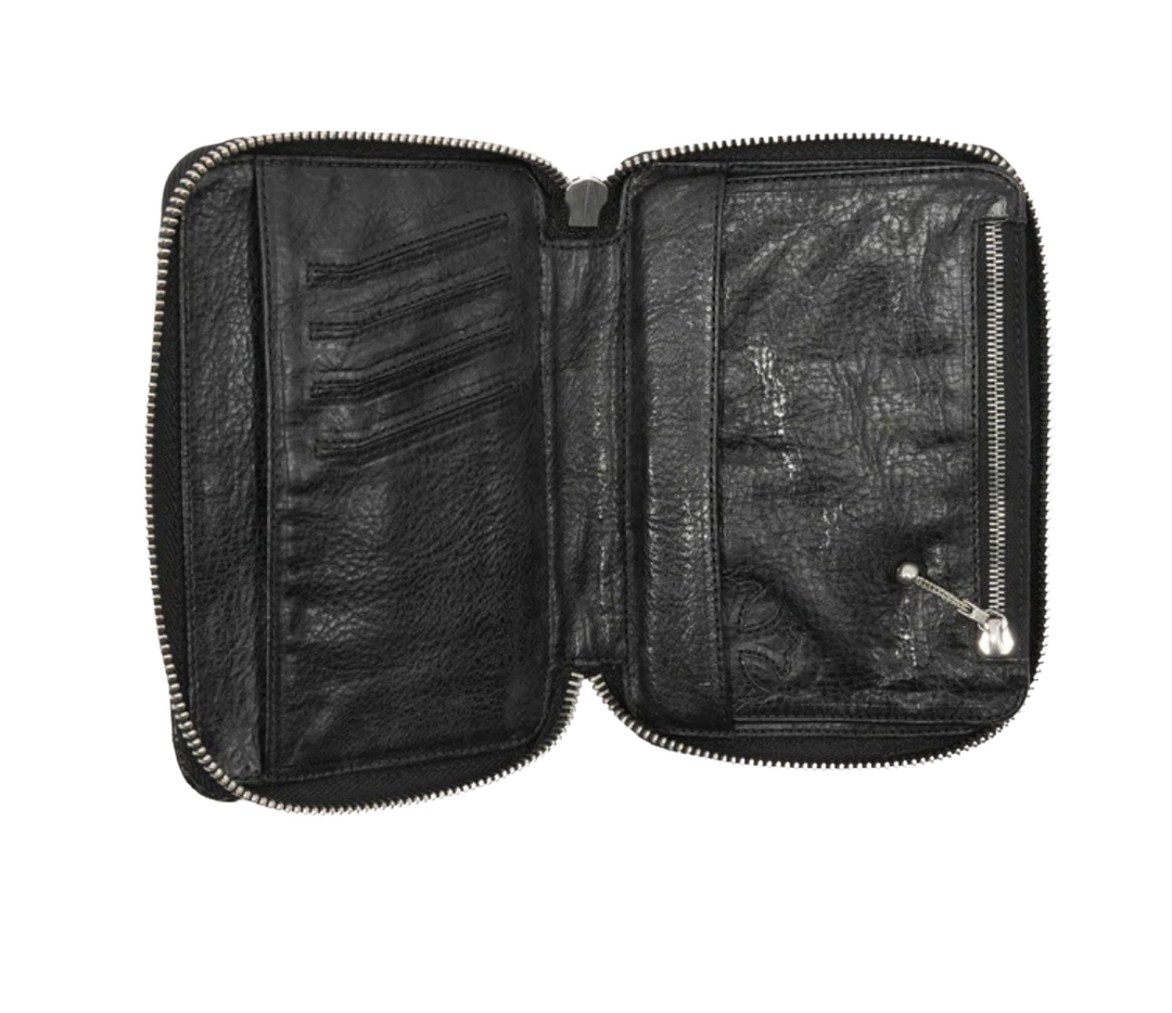 Chrome Hearts 'Cross Patch' Medium Zip Wallet