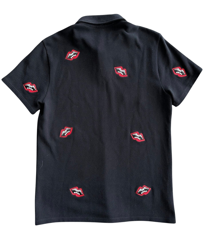 Chrome Hearts 'Chomper' Black Polo Shirt