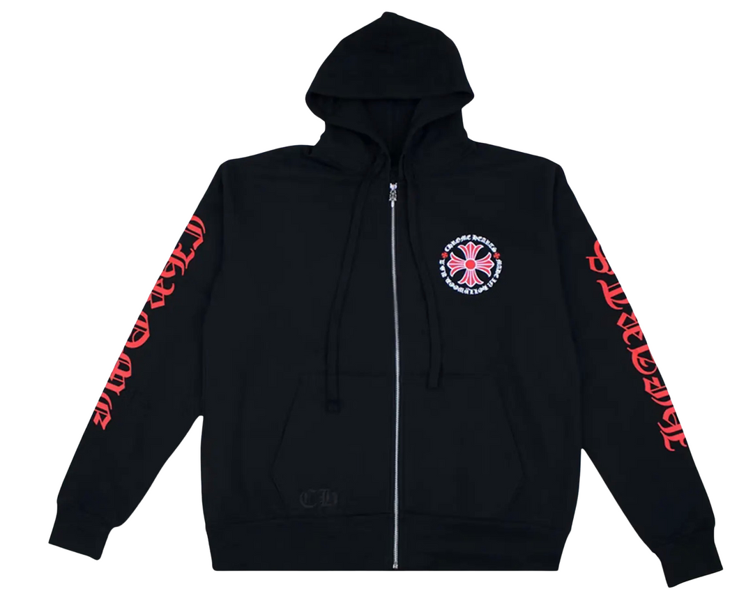Chrome Hearts 'Made In Hollywood' Plus Cross Logo Hoodie