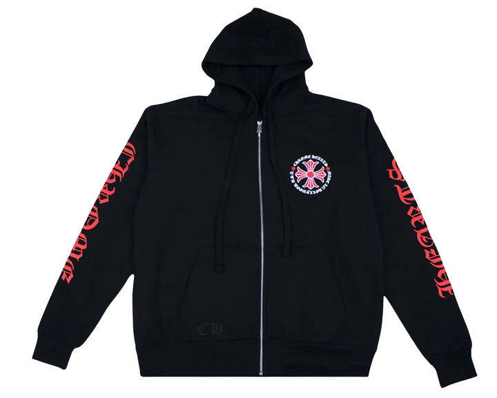 Chrome Hearts 'Made In Hollywood' Plus Cross Logo Hoodie