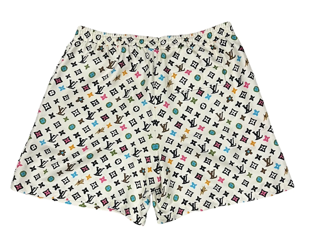 Louis Vuitton 'Craggy' Silk Shorts
