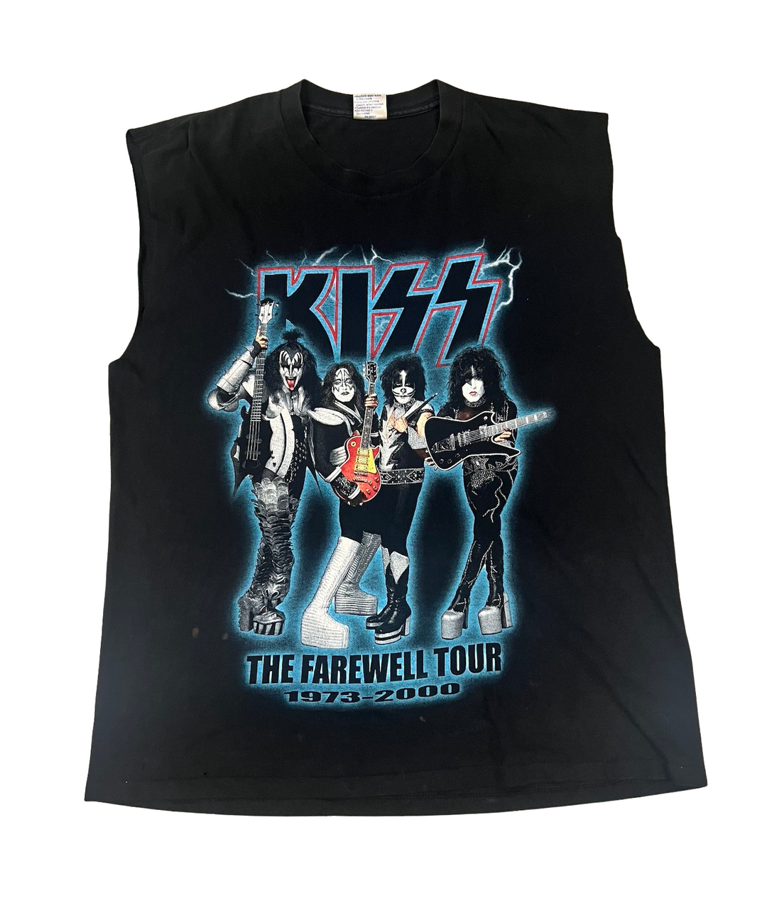 Kiss '2000 Tour' Vintage Cutoff Tee