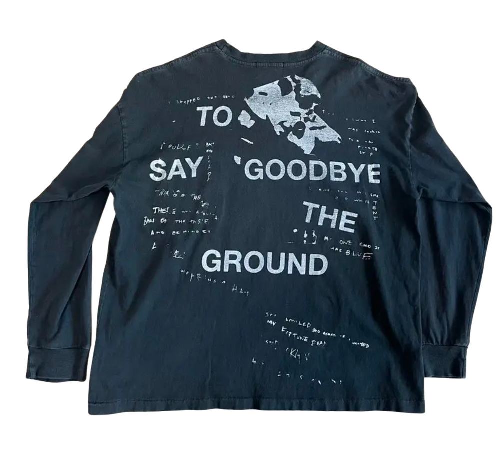 Enfants Riches Déprimés 'Say Goodbye' Washed Black Longsleeve