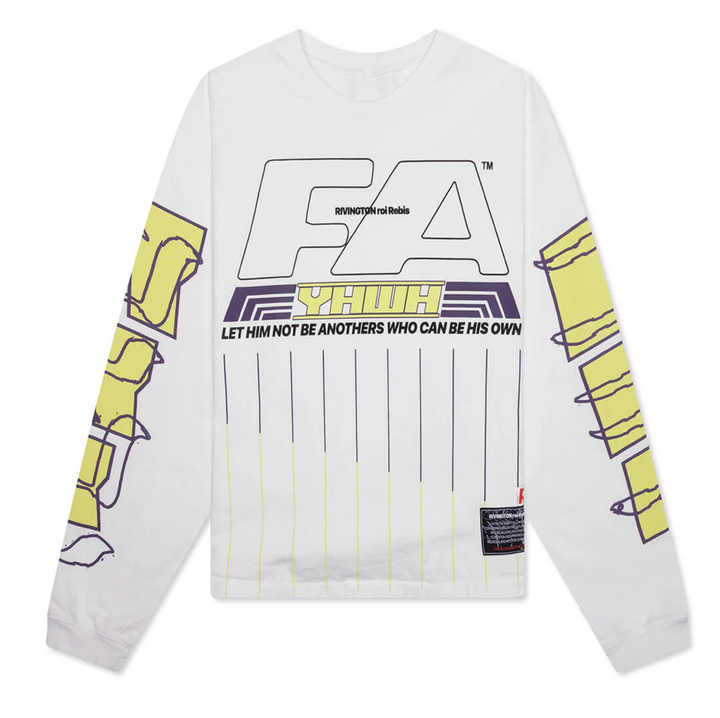 Rivington roi Rebis 'His Own' White Longsleeve Tee