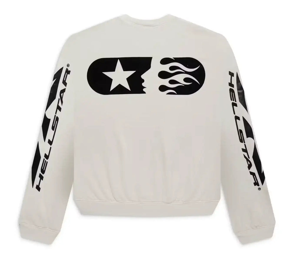 Hellstar Sports White Crewneck