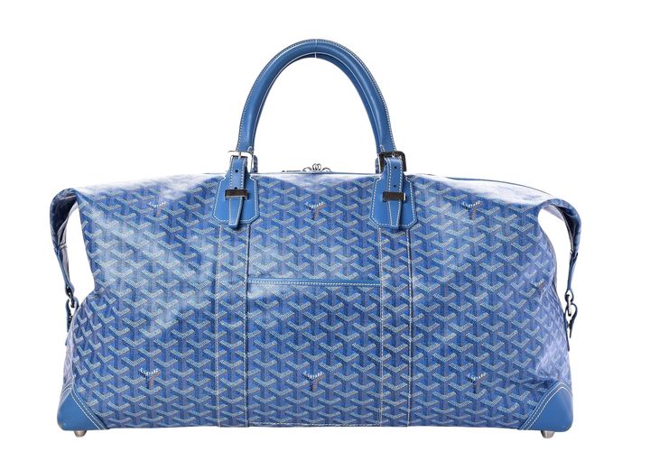 Goyard 'Blue' Bowling 55 Duffle Bag