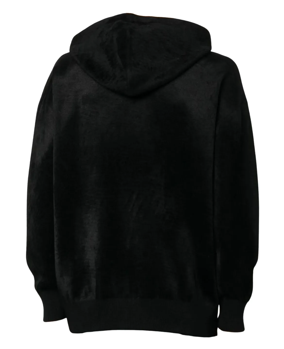 Givenchy 'Velour' Logo Print Zip Up Hoodie