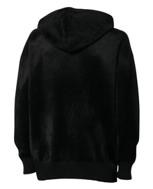 Givenchy 'Velour' Logo Print Zip Up Hoodie