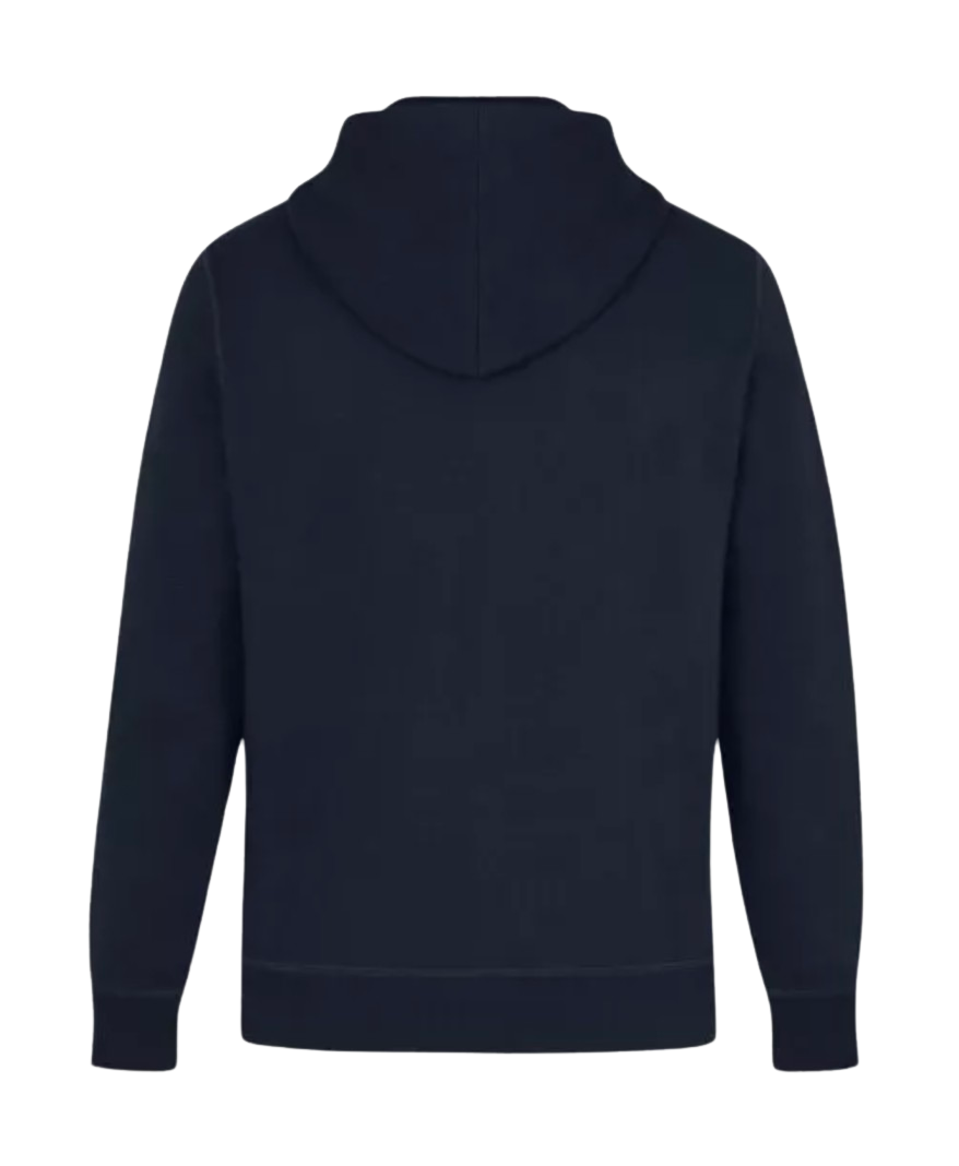 Louis Vuitton 'Travel' Navy Blue Zip Up Hoodie