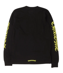 Chrome Hearts 'Collar Logo' Black/Acid Longsleeve Tee