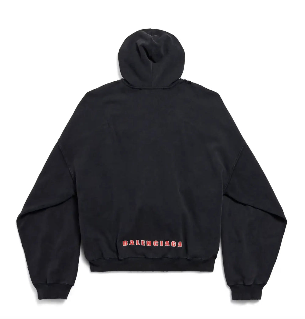 Balenciaga 'Sponsor Logos' Zip Up Hoodie