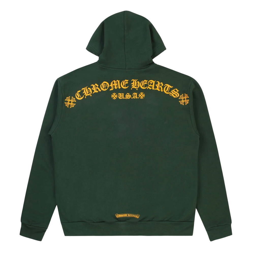 Chrome Hearts 'T Bar' Green Hoodie