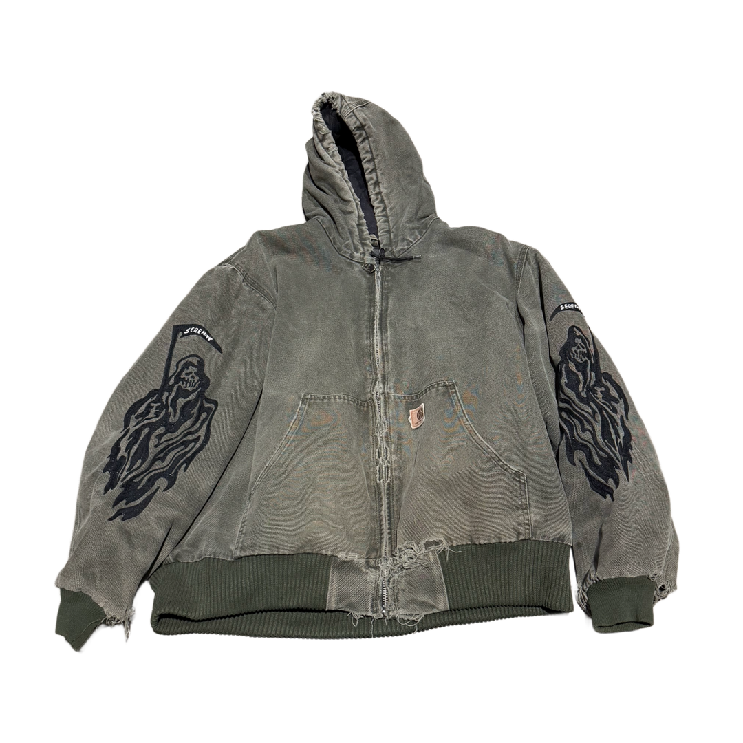 Warren Lotas x Carhartt 'Olive' Serenity Distressed Jacket