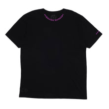 Chrome Hearts 'Purple Neck Logo' Black Pocket Tee
