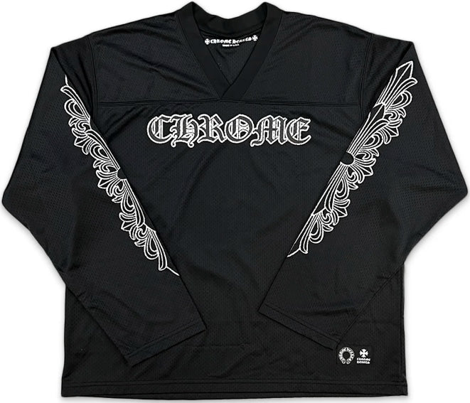 Chrome Hearts 'Black Mesh' Longsleeve Warm Up Jersey