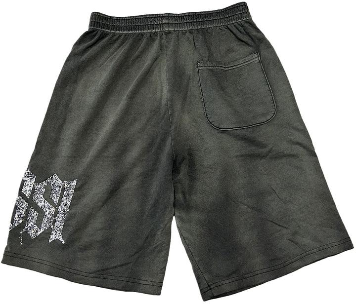 Bossi 'White Flame' Black Fade Shorts