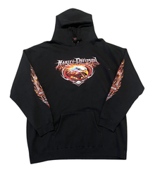Harley Davidson 'Ray Price' Black Hoodie