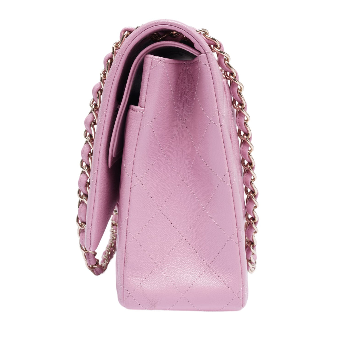 Chanel 'Pink' Classic Maxi Double Flap Bag