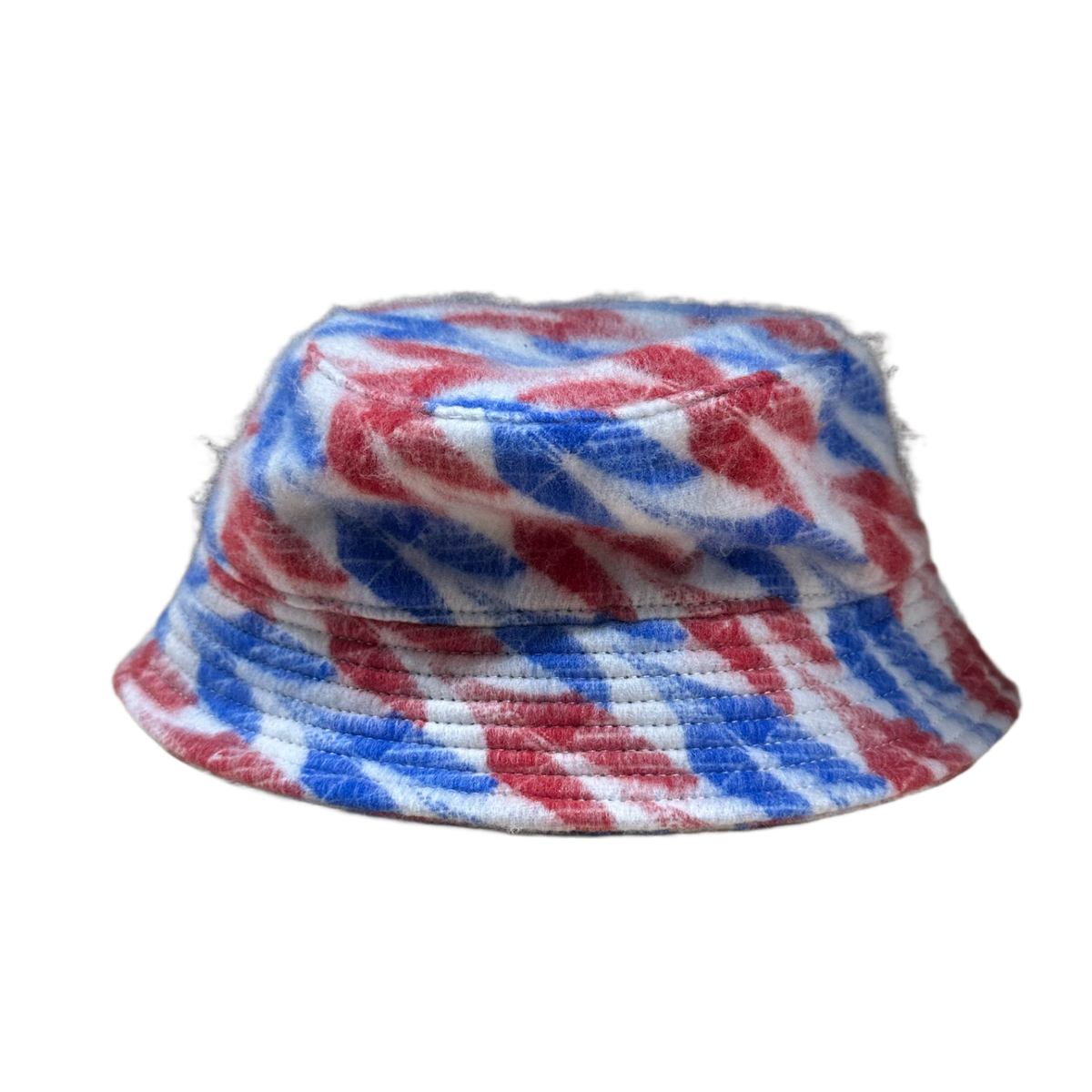 Casablanca 'Red, White & Blue' Brushed Wool Bucket Hat