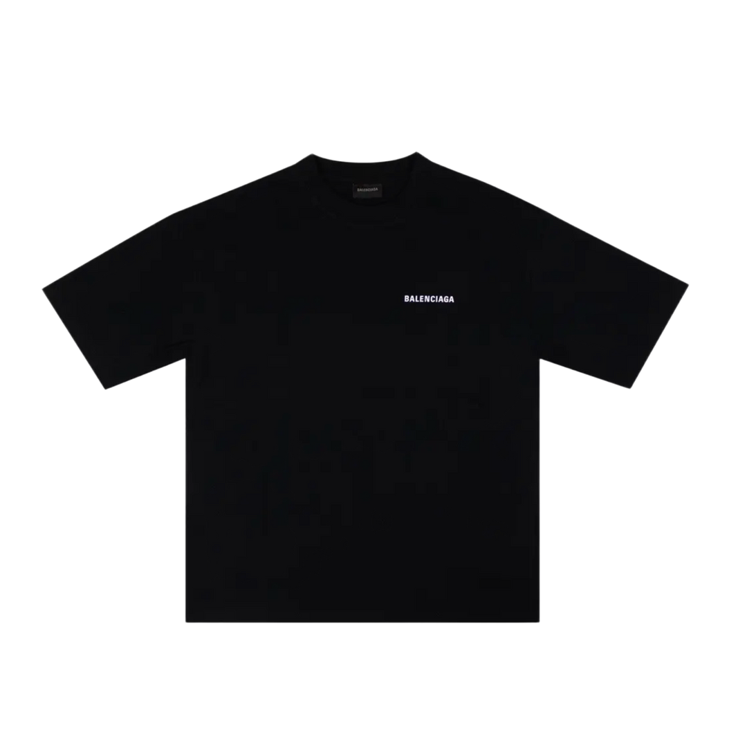 Balenciaga 'Logo Black' Tee
