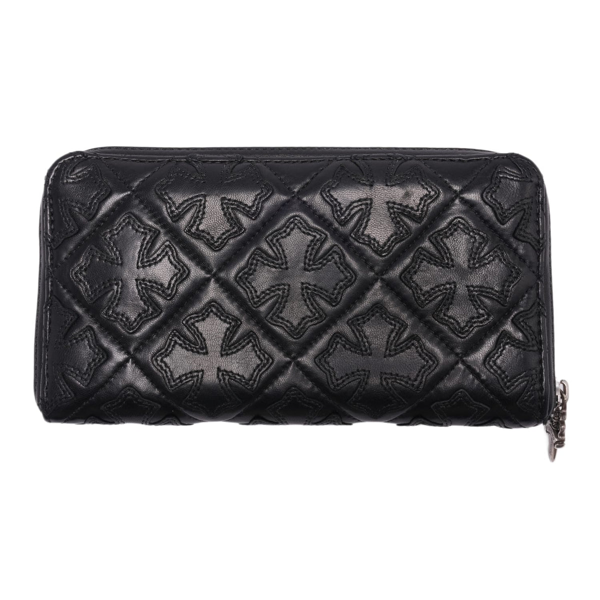Chrome Hearts 'Quilted Cemetery Cross' Long Wallet