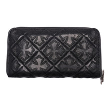 Chrome Hearts 'Quilted Cemetery Cross' Long Wallet