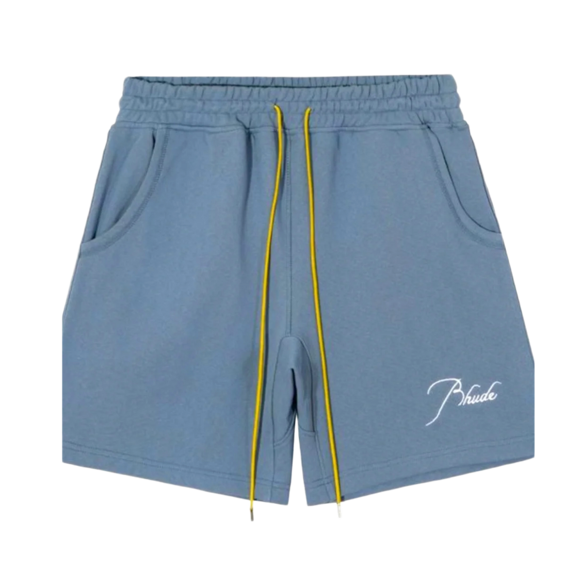 Rhude 'Blue' Script Logo Sweatshorts