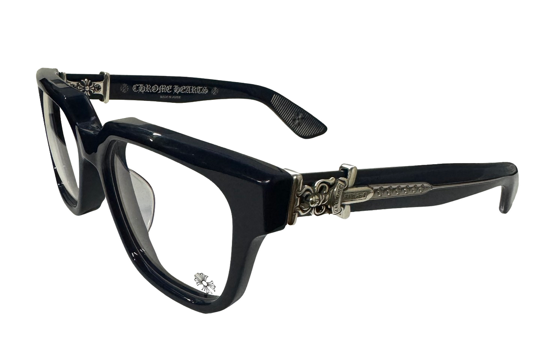 Chrome Hearts 'Vagillionaire II' Navy Blue Glasses