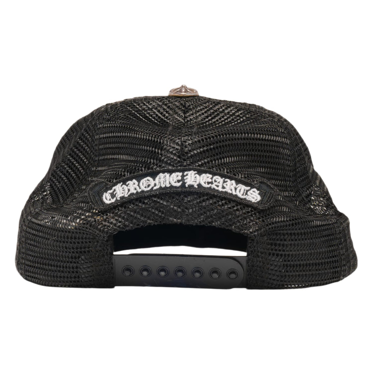 Chrome Hearts Matty Boy 'Blue Chomper' Leather Patch Hat