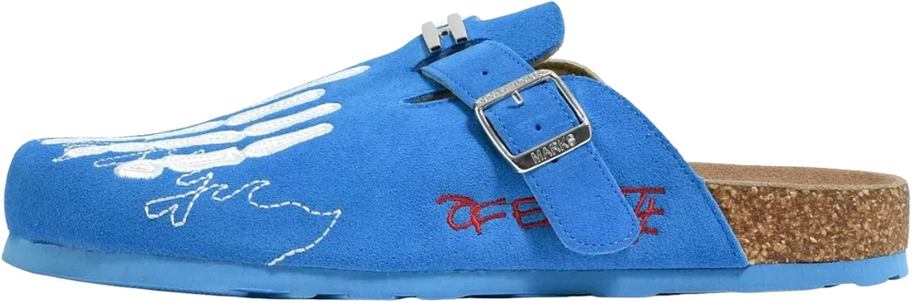 Octavious Marks x The Edge Of Earth Synergy 'Fish Bone' Blue Clogs