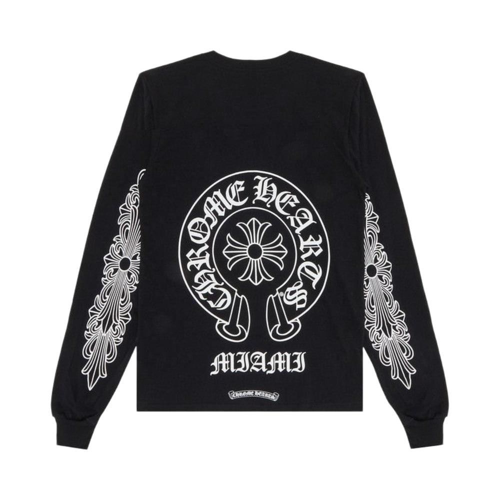 Chrome Hearts 'Miami Exclusive Black' Long-Sleeve Tee