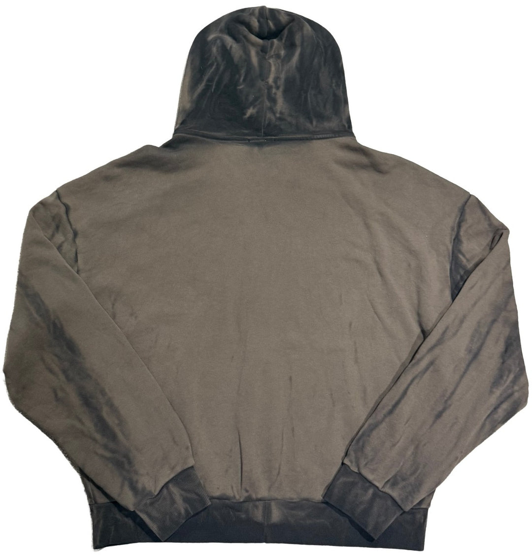 Bossi 'Black Heavy Metal' Brown Rhinestone Zip-Up