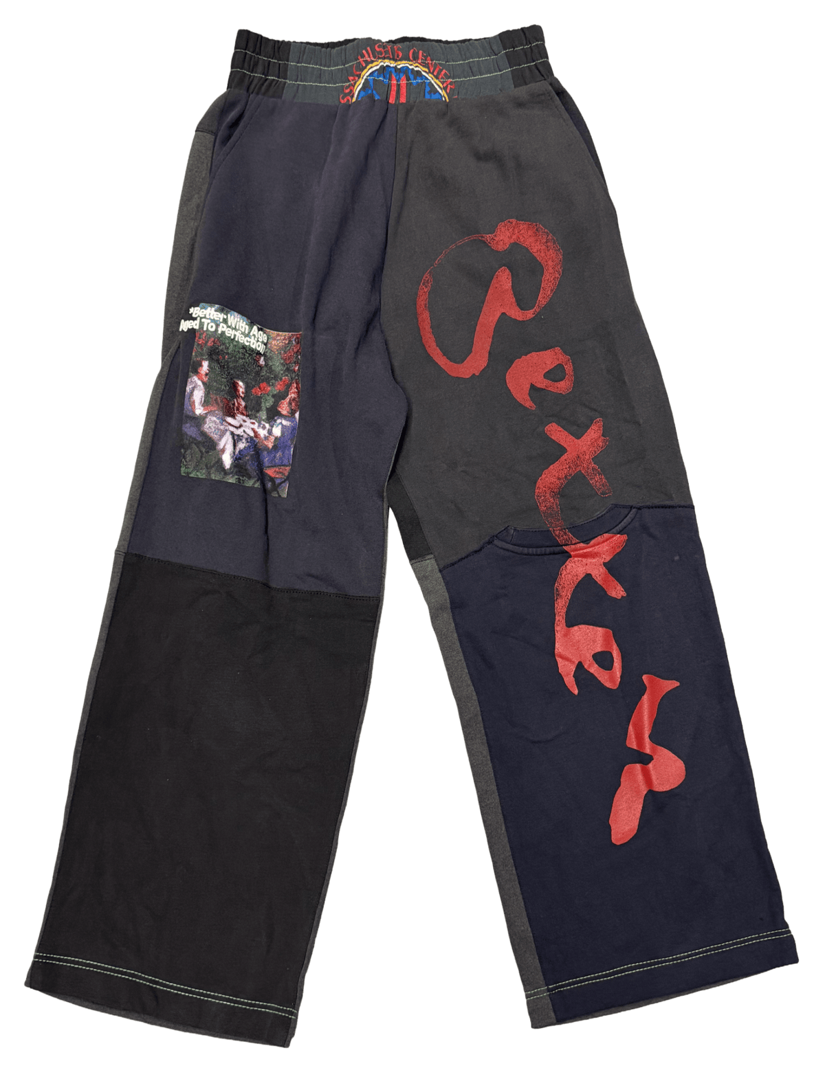 *Better With Age 'Black' Remoir Reconstructed Sweatpants