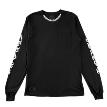 Chrome Hearts 'Neck Logo' Black Longsleeve Pocket Tee