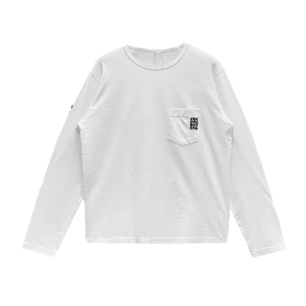 Chrome Hearts 'White' Embroidered Eyechart Longsleeve