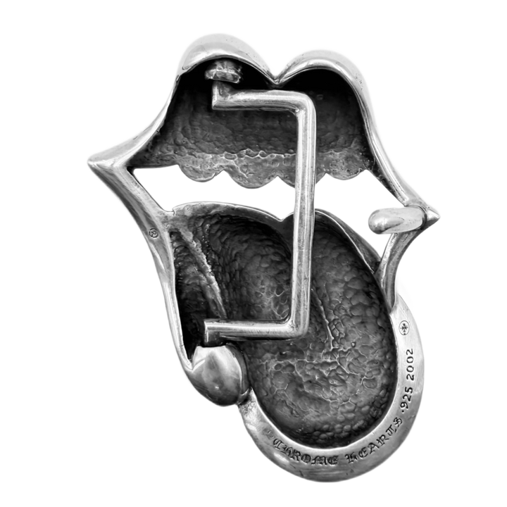 Chrome Hearts 'Silver' Rolling Stone Belt Buckle
