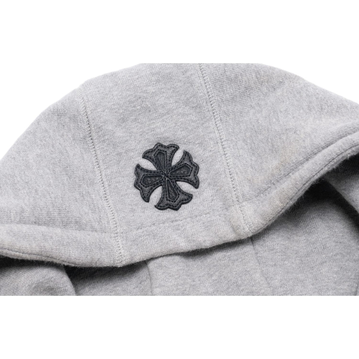 Chrome Hearts 'Grey' Y Not Patch Dagger Zip Up Hoodie