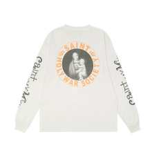 Saint Mxxxxxx 'Pink Heart' White Longsleeve