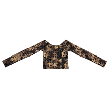 Chrome Hearts 'Cross Print' Womens Mesh Longsleeve Top