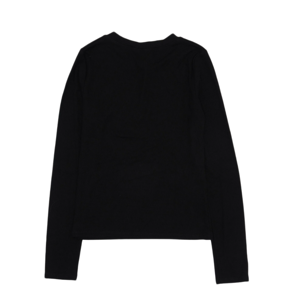 Chrome Hearts Women's 'Black' Bad Seed Ribbed Longsleeve Shirt
