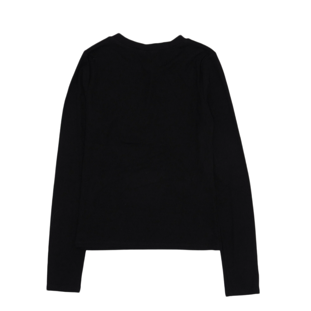 Chrome Hearts Women's 'Black' Bad Seed Ribbed Longsleeve Shirt