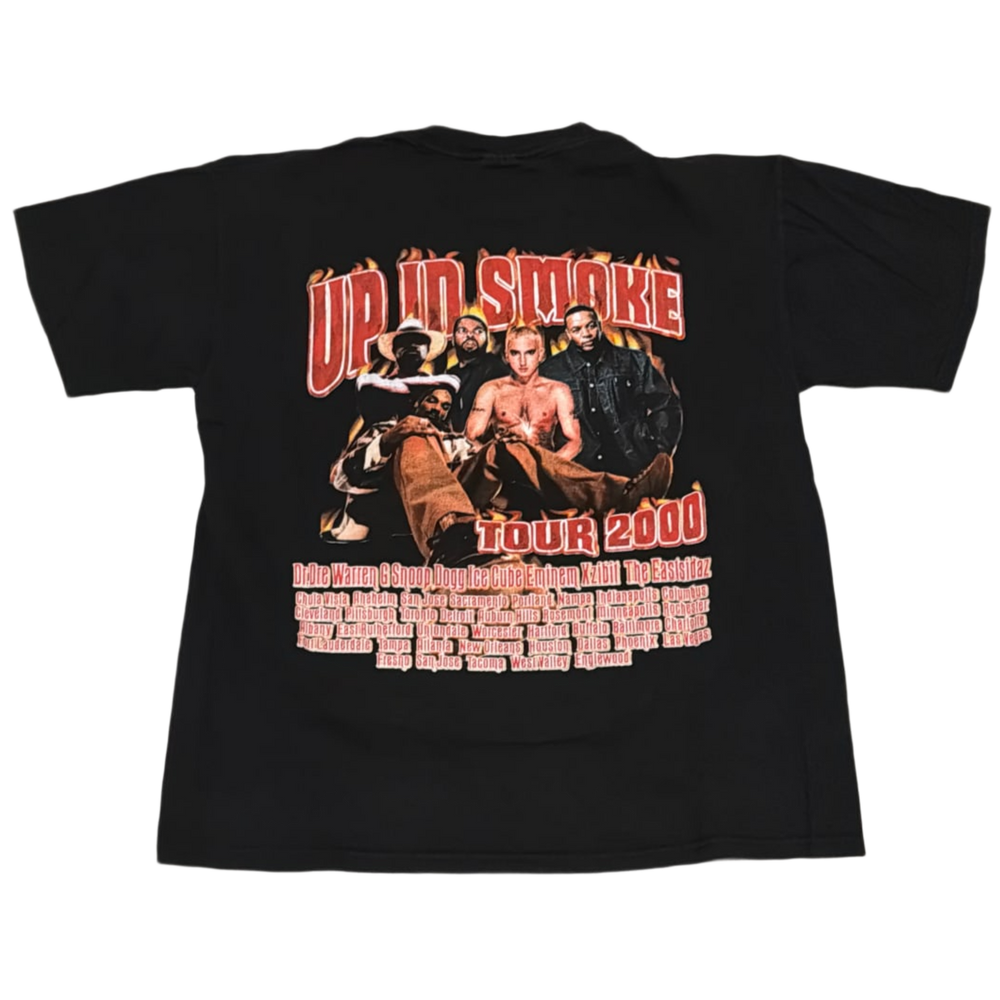 Up In Smoke '2000 Tour' Black Vintage Tee