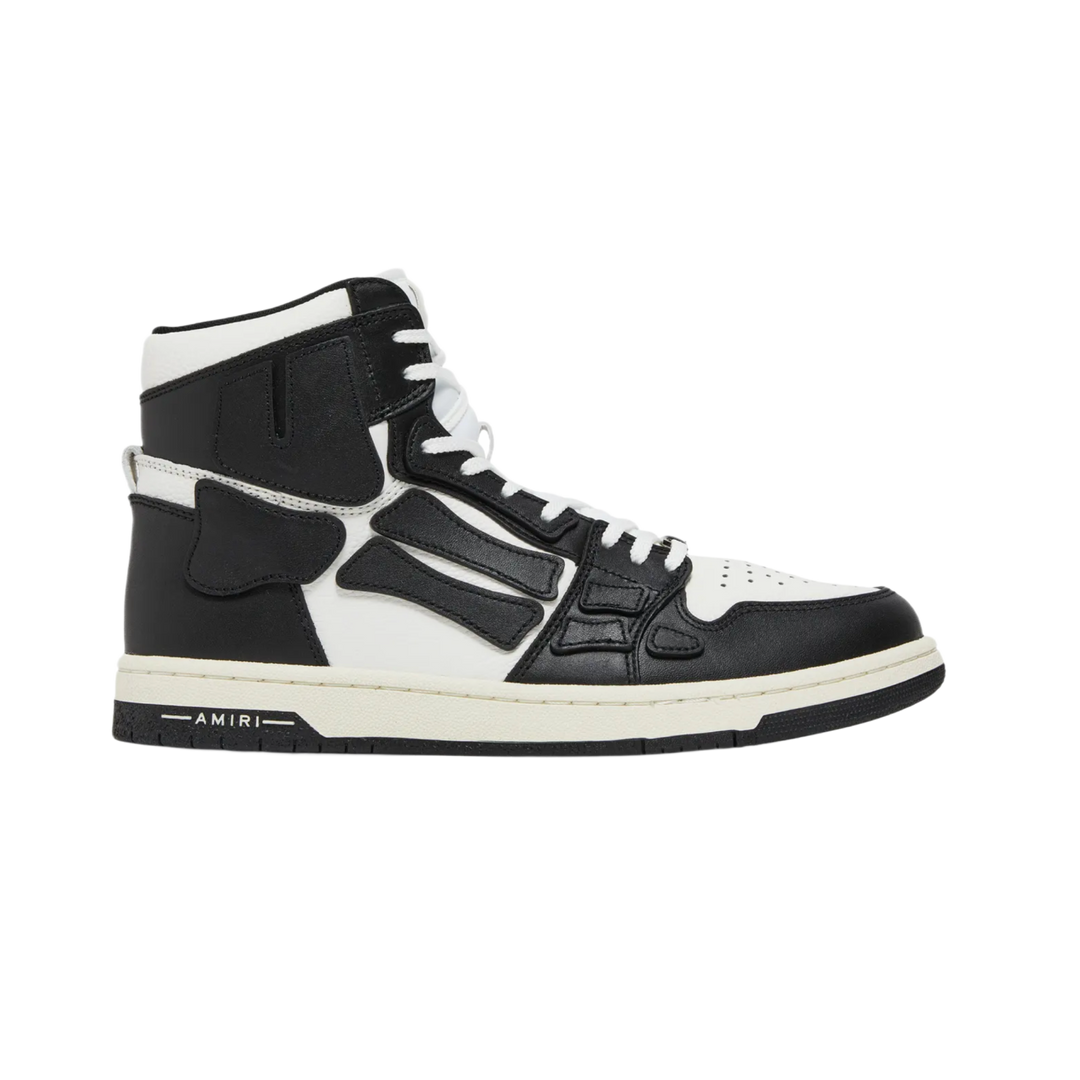 Amiri 'White Black' Skel Hi-Top Sneakers