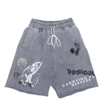 Paly Carrying the Message Light Grey Sweatshorts 